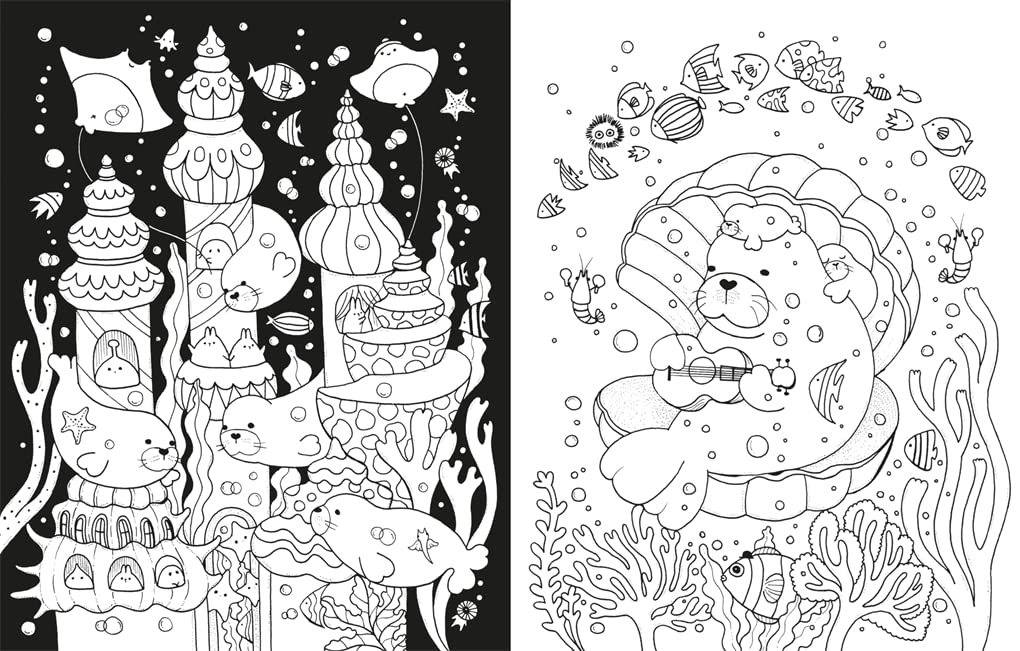 Million Sea Creatures - Cozy omalovánky